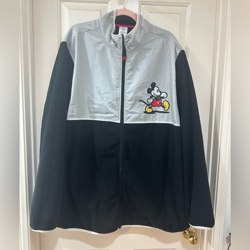 Disney Mickey Mouse zip up Fleece Jacket 3XL